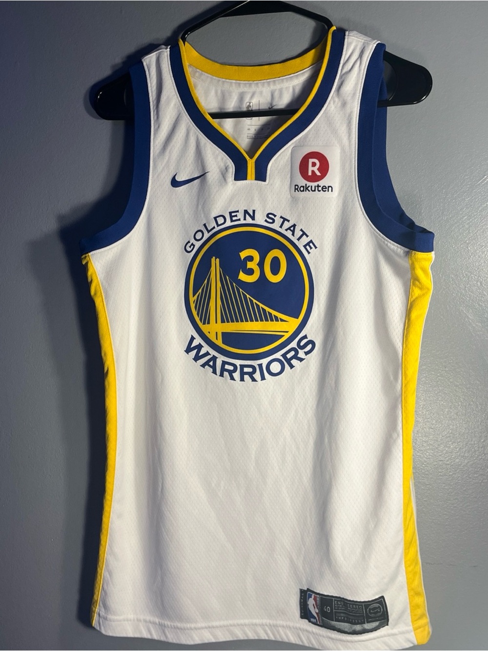2017 NBA Nike Jersey Golden State Warriors Stephen Curry Men’s Small (40)